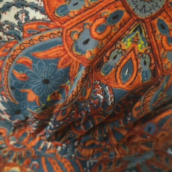 Swimsuits For All Vibrant Red and Blue One Piece - Picture 3 of 4